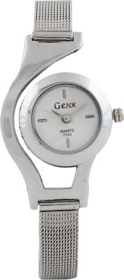 Genx Analog White Dial Womens Watch SS-LR9001-WHT-CH (B015DXZ91I) Amazon Price History, Amazon Price Tracker