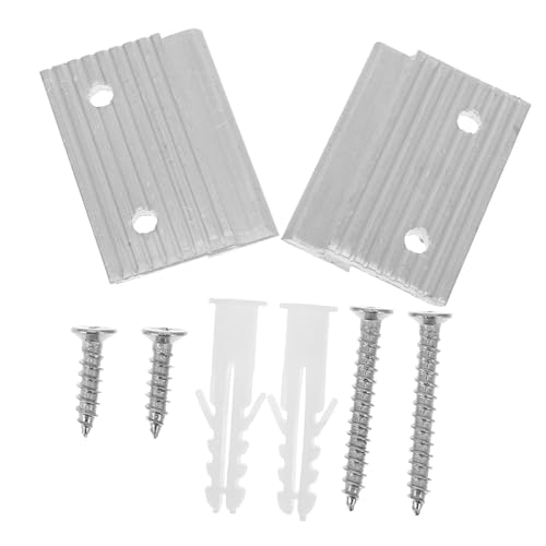Image of Heavy Duty Z Shaped French Cleat Picture Hanging Kit Interlocking Wall Mount Brackets for Mirrors Artwork and Photo Frames Includes Screws and Level Tool