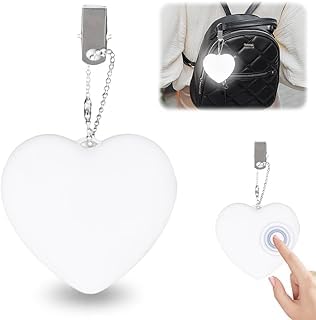 Lumière de Sac à Main, Lumière de Sac en Forme de Coeur, Lumière de Nuit LED avec Capteur Automatique pour Sac à Main Accessoires de Sac à Main, Cadeaux de St Valentin pour Femmes, Filles, Amis