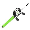 Zebco Roam Telescopic Fishing Rod and Spinning or Spincast Fishing Reel Combo, Durable 6-Foot Fiberglass Rod with ComfortGrip Handle, Pre-spooled with Zebco Cajun Fishing Line