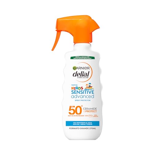 Garnier Sonnenschutzspray Kinder Delial Beständig gegen Wasser, Sand, Salz und Chlor SPF50+ - 270 ml – Ansicht 2