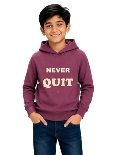 Image of Boys Hooded Sweatshirt | Cotton Blend Full Sleeve Hoodie for Boys