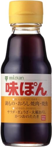 Mitsukan Ajipon Salsa de Soja Japonesa Ponzu Cítrica, 150ml, Importada de Japón