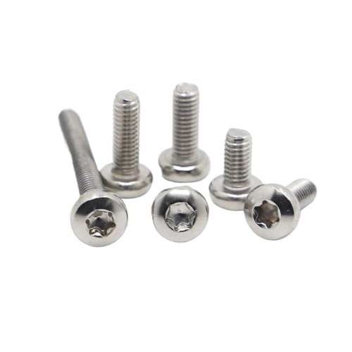 Tornillos M3 de acero inoxidable 304 Torx de cabeza redonda plana para uniones de alta precision