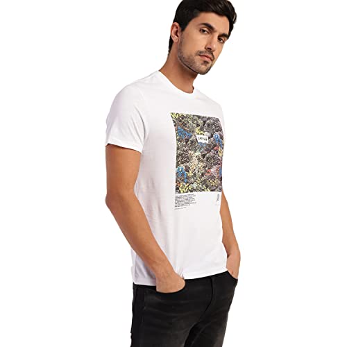 Image of Levi's Men's Cotton Regular Fit Brand Logo T-Shirt