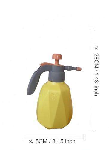 Image of Homecloud Garden Water Sprayer Manual Pump 2 Litre | Versatile Tool for Gardening Plants,Flowers &Lawn Care with Shower and Spray Options for Herbicides,Pesticides,and Fertilizers | Pack of 1 (Yellow)