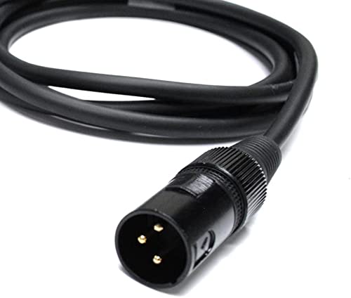 Audio 2000s E14106P2 1/10.2 cm TRS kąt prosty do XLR męski 6 stóp kabel audio (2 sztuki)