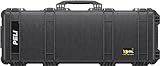 PELI 1720 Langer Wasserdichter Gewehrkoffer für Taktische Gewehre, IP67 Wasser- und Staubdicht, 49L Volumen, Mit Schaumstoffeinlage (Anpassbar), Schwarz
