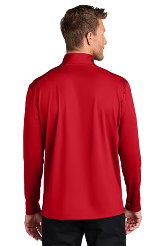 Port Authority Men's Carbon-Free Double-Knit Quarter-Zip Pullover4