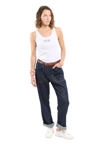 Débardeur Armor Lux t-shirt femme anti-déformation à sérigraphie durable
