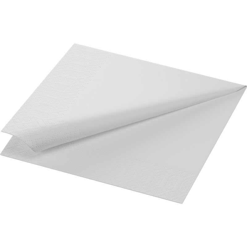 Duni 3000 servilletas de papel 33 x 33 cm blanco 1 capa