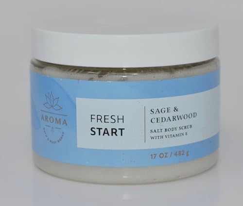 Care 24 Hours Moisture Body Butter scrub Shea & Coco Butter you choose (17 oz, AROMATHERAPY FRESH START SAGE CEDARWOOD SALT SCRUB WASH)