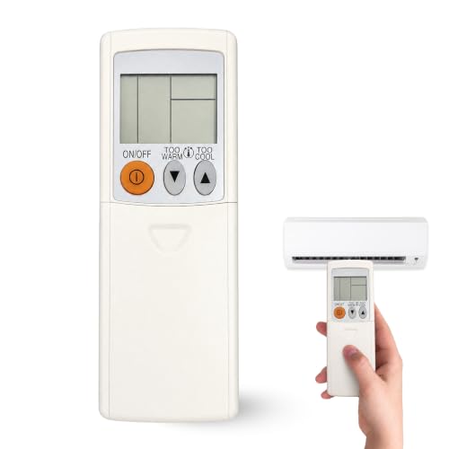 Mando Universal para Aire Acondicionado, Mando Distancia Aire Acondicionado, Mitsubishi KD06ES, Control Remoto LCD Digital, No incluye pilas AAA