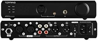 Topping A90 Discrete Headphone Amplifier 4-Pin-XLR 4.4 Balanced NFCA Fully Discrete Balanced Amp 9800mWx2 Output Power 2 Gain Settings Black