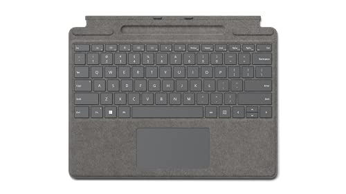 Microsoft Surface Pro 8 / 9 / X Signature Keyboard Platin im Bundle mit Slim Pen 2 Schwarz, QWERTZ - Deutsches Tastaturlayout - Image 3