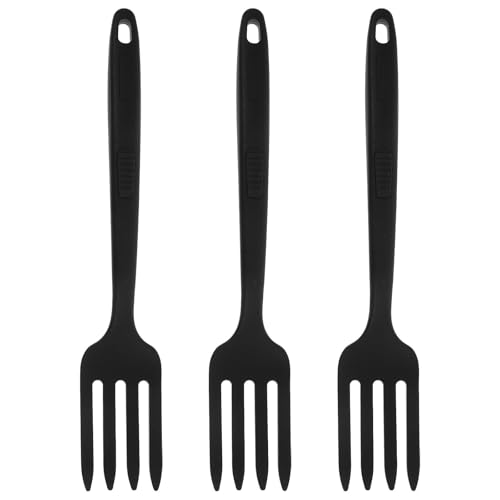 HOLIDYOYO 3�{�̏_��ȃV���R���t�H�[�N: 29.5cm/11.6�C���`�̃m���X�e�B�b�N�u�����f�B���O�t�H�[�N | �ޗ���������A�}�b�V���t�[�h�A�A���Ċ�A���Ȃ� | �x�[�L���O�A�T�[�r���O�A�~�L�V���O