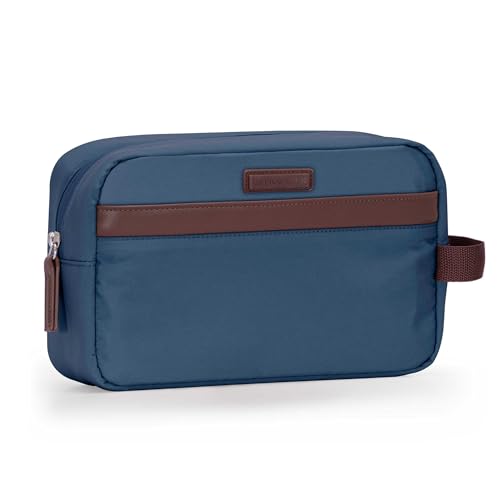 Image of U.S. Traveler Vista Way 3-Piece Travel Set, 21-Inch Carry-on Hardside with TSA Lock, 18-Inch Travel Backpack with Laptop Sleeve, Toiletry Bag, Navy