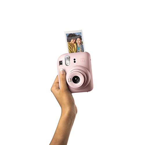 Image of Fujifilm Instax Mini 12 Instant Film Camera (Blossom Pink) + Fuji Instax Mini Instant Film - 40 Sheets + Instant Camera Gift Bundle