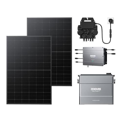 Zendure SolarFlow, Balcony Power Station, HUB 1200 with 120W Solar Panel, 12V, 120W ...