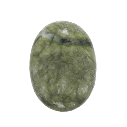 FRCOLOR Spa Energy Stone Essential Oil Massage Facial Massage Tools Beauty Board Skincare Tools for Face Massager Essential Oil Stone Facial Tool Peridot Energy Stone Glazed Jade Round