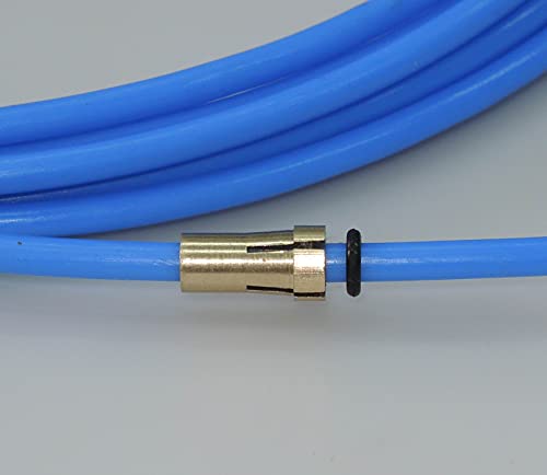 BINZEL European Style MIG Welding Liner PTFE Graphite Copper Chuck Euro KZ-2 (Teflon-Blue,5 Meters)