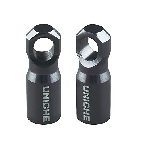 Image of UNICHE Presta Valve Cap with Valve Core Removing Function - 2 Pack [Gray] | Valve Dust Cap Fits Presta French Valves on MTB, Road Bikes, Gravel Bikes