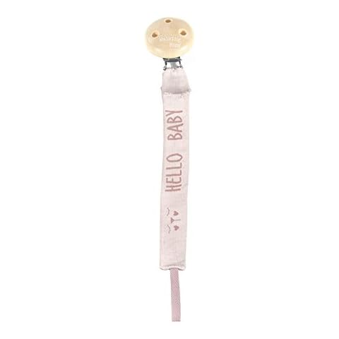 Walking Mum Hello Baby Soother Clip Pink Cover