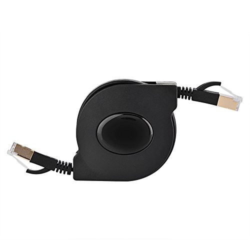 Fosa Cat 7 Ethernet Cable, Retractable Cat7 Rj45 600Mhz Patch Shielded Lan Network Cable Flat Ethernet Cord #TOP7