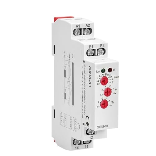 Relais de courant GRI8 à large plage d'alimentation AC24-240V sous-intensité