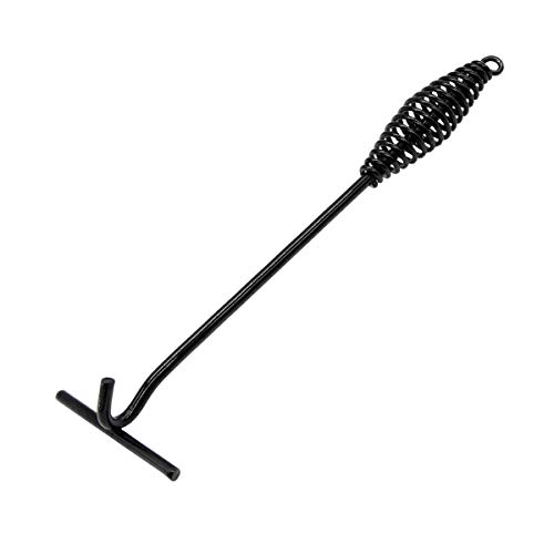 SANTOS Deckelheber - Schürhaken für Dutch Oven, Feuertopf, Potje, Gusseisen Topf (35cm)