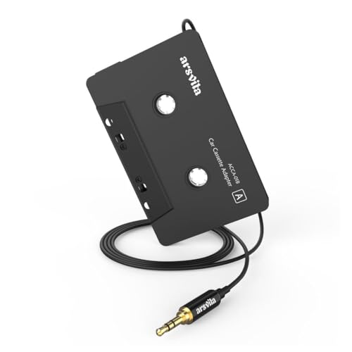 arsvita Car Audio Cassette to Aux Adapter 3.5 MM Auxillary