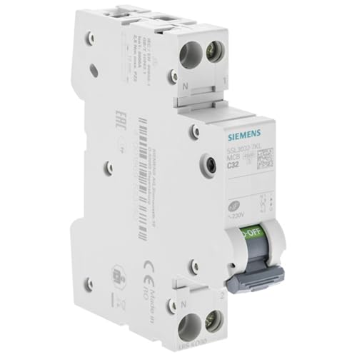 Disjoncteur 32A Ph+N courbe C 4.5kA 230V