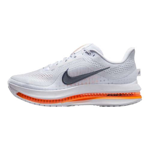 Image of Nike Pegasus Premium Women's Road Running Shoes (HQ2593-001, Football Grey /Total Orange /Summit White /Multi-Color) Size 8.5 | Football Grey /Total Orange /Summit White /Multi-Color, HQ2593-001