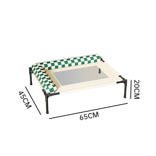 Lit surélevé pour chien robuste lavable respirant avec coussin de taille S - 3