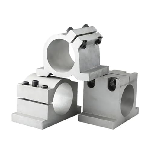 Soporte de motor para máquina de grabado CNC con abrazadera de eje de aluminio 8