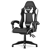 Bigzzia Gaming Chair, Ergonomic Video Game Chairs with Pillow and Lumbar Support,...