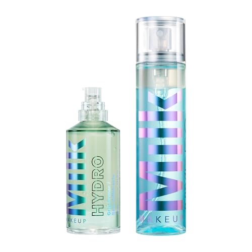 Milk-Makeup-Hydro-Grip-Primer-Set-Refresh-Spray-with-Hyaluronic-Acid--12HR-Face-Primer-152-oz-Setting-Spray-Lock-in-Makeup-for-Dewy-Hydrated-Skin--152-oz-338-oz Milk Makeup Hydro Grip Primer + Set + Refresh Spray with Hyaluronic Acid – 12HR Face Primer 1.52 oz + Setting Spray Lock in Makeup for Dewy, Hydrated Skin – 1.52 oz + 3.38 oz - Image 1