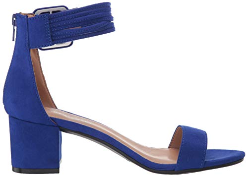 Aerosoles Women's Martha Stewart Mid Year Heeled Sandal, Blue Fabric, 5.5 M Us #TOP5