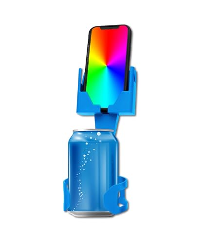 Cup Holder Phone Holder Mount for Car - Universal Adjustable Expander Cradle Hands-Free Driving - Compatible with All Smartphones Car Mount for iPhone Samsung Google Android Mobile Accessories Blue