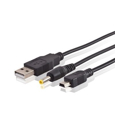 Ce Compass 2In1 Usb Dc Power Charger & Data Trabsfer Cable For Sony Psp 1000 2000 #TOP8