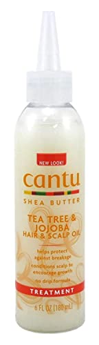 Cantu Shea Butter No Drip Hair & Scalp Oil, 6 Oz Pack Of 3