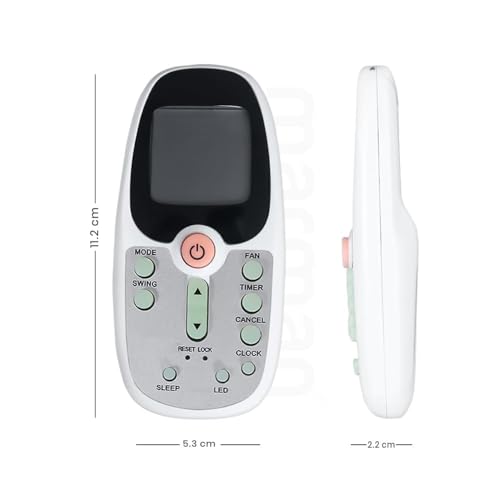 Image of AMAZOR Ac Remote- Model 3 Compatible with Voltas Ac Remote Original | Suitable for 1 | 1.2 | 1.3 | 1.5 | 1.8 | 2 | 2.2 | 2.5 | 3 Ton Split and Window Air Conditioner