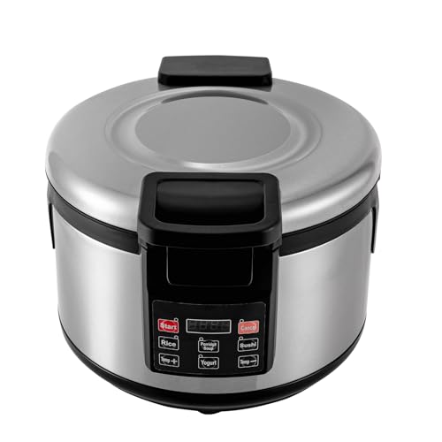 Commercial Electric Rice Warmer Non-Stick Insert Pot User-Friendly Led Display Stainless Steel Inner Large Capacity ?only has a heat preservation function and cannot be used for cooking rice?