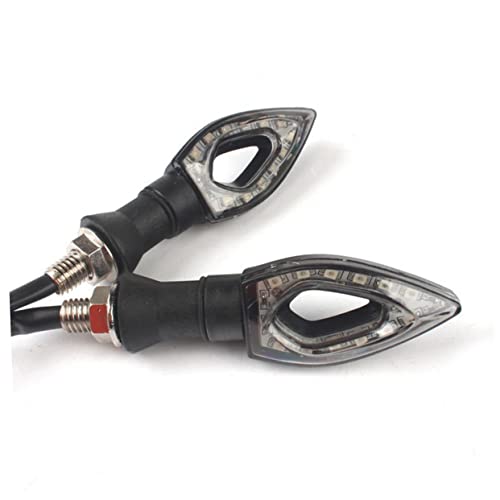 GLEAVI 2 Peças Lâmpada De Sinalização De De Motocicleta Luzes Traseiras Luz De Sinalização De Neblin