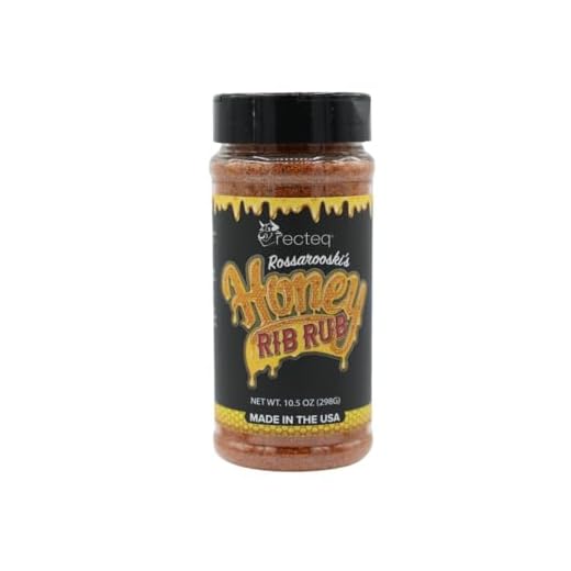 recteq Rossarooski's Honey Rib BBQ Rub | BBQ Rubs & Spices for Smoking and Grilling | Sweet n' Spicy Seasoning for Perfect Ribs
