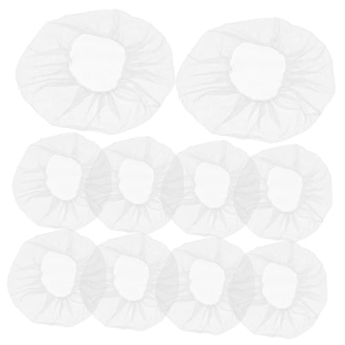 MERRYHAPY 100pcs Disposable Hair Nets Nylon Mesh Caps for Home Factory Universal Size