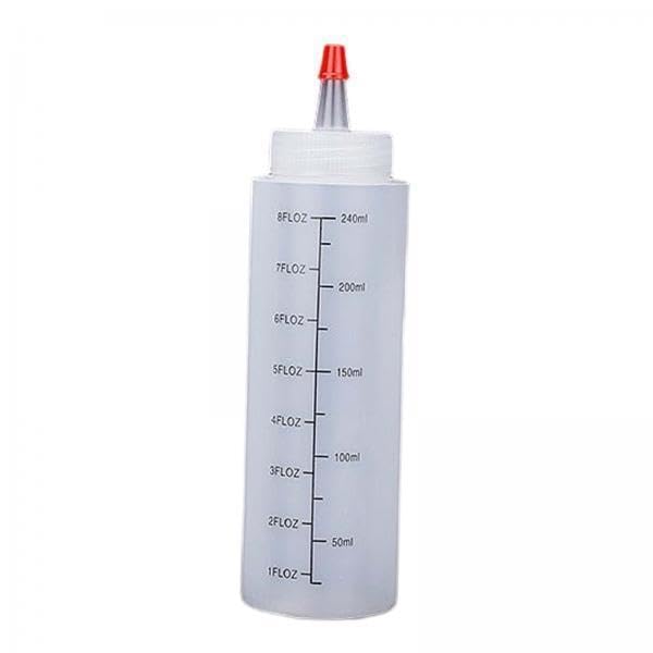 UJEAVETTE 5xSalad Dressing Bottle Leakproof Ketchup Dispenser for Home 240ml-picture-17
