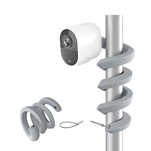 HOLACA Flexible Twist Mount for Arlo Pro 3 Arlo Pro 2 Arlo Pro, Arlo Pro 3 and Arlo Pro Indoor Camera (1 Paquet Gris)