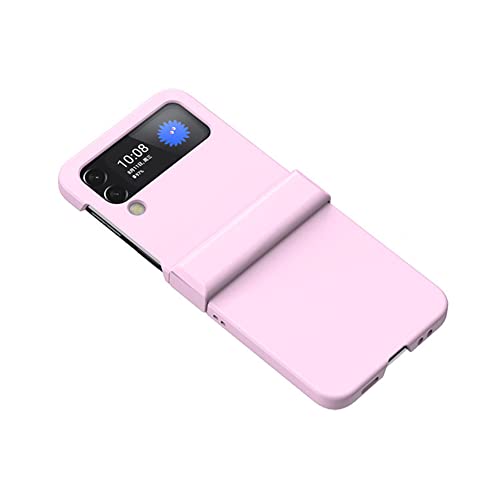 Étui pour Samsung Galaxy Z Flip 4 5G souple, protection quotidienne rose tendre