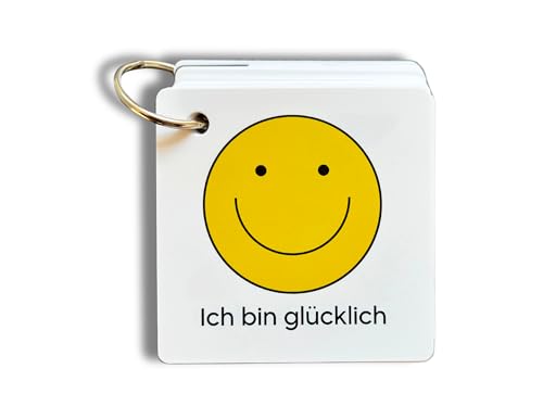 Plastik-Kommunikationskarten für besondere Bedürfnisse, 60er-Set Bildaustauschkommunikation, Nonverbale Hilfe Autismus Senior Autist